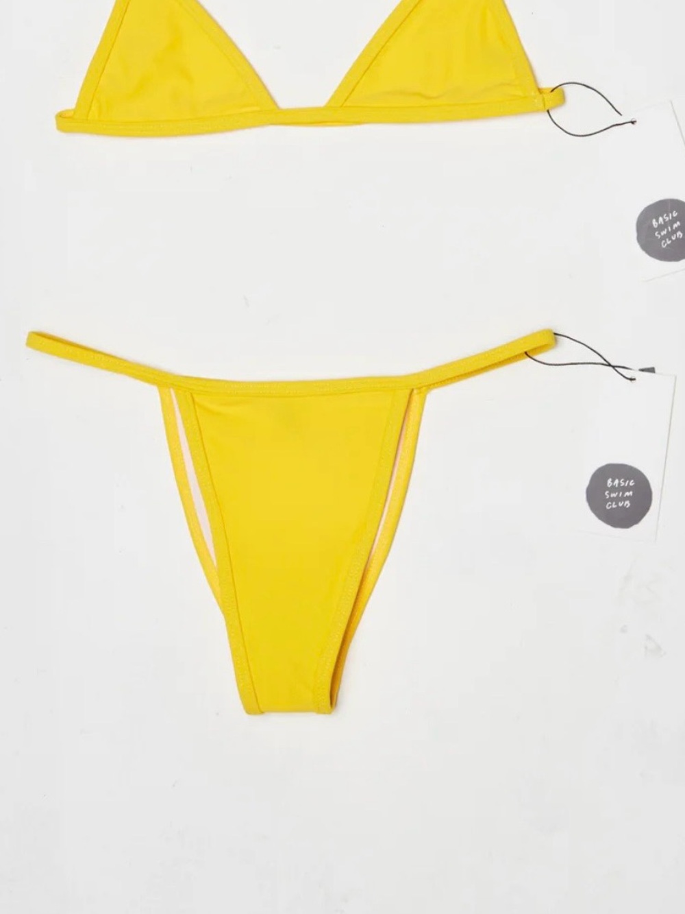 NWT Yellow Triangle Bikini Bottom